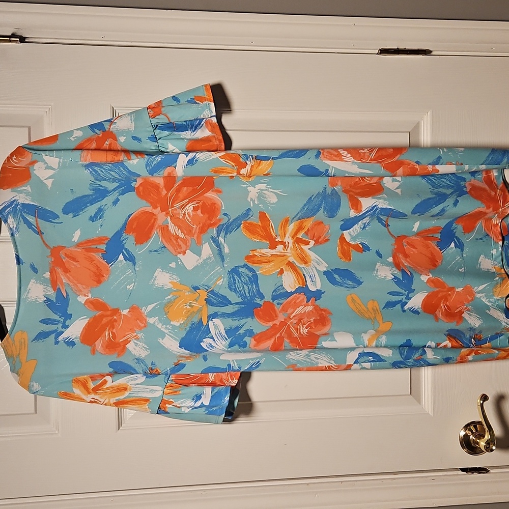 Ruby Rd. Abstract Floral Print Dress - Picture 4 of 6